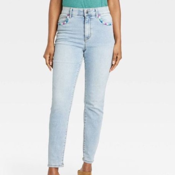 Knox Rose Denim - NEW boho hippie ankle skinny jeans